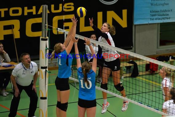 Volleyball Damen 3. Liga Süd SV Sinsheim gegen VC Wiesbaden-2 , 08.10.2016 (© Siegfried)